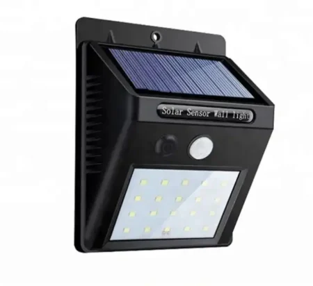 KIN LED Light PIR Motion Sensor Wall lamp Solar Light (Wall Mounted Pack of 1)