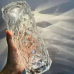 Rose Diamond Night Crystal Lamp With Touch Control.