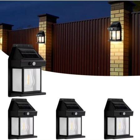 KIN Waterproof Outdoor Motion Sensor Wall Mount Lamp Solar Light.