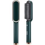 KIN Hair Straightener with Comb for Women & Men, (Green)