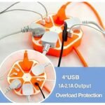 Hexagon Socket Imported quality with 4USB 2 Mtr wir 2