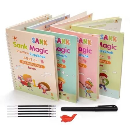 KIN , English Magic Copybook Practical Reusable Writing Tool Simple Hand Lettering