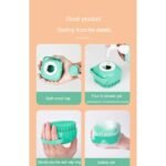 Silicone soft bath brush with Liquid Soap dispenser &hook 3