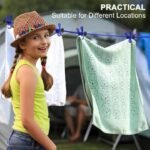 Unique Cloth Drying Rope with 12 Metal Clip heavy quality 2
