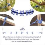 Unique Cloth Drying Rope with 12 Metal Clip heavy quality 2