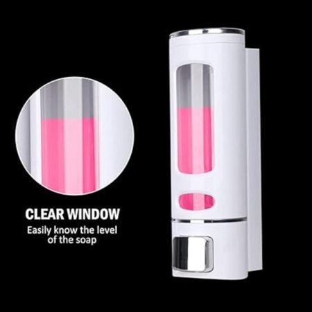 KIN Wall Mounted Touch Liquid Soap Dispenser For Bathroom And Kitchen 400ml