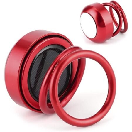 Kin Car Solar Air Fresher Fragrance with Double Ring Rotating Car Aromatherapy For Car & Room.