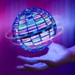 Kin Flying Spinner  USB Rechargeable Built-in Lights Fidget Ball Toys with Remote For Kids.