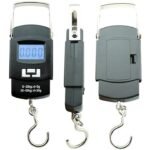 Kin Portable Hanging Electric Weighing Scale Machine with Metal hook for Kitchen & Shop.