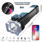 KIN Portable LED 3W Four Modes Torch with Hammer & Seat Belt Cutter.