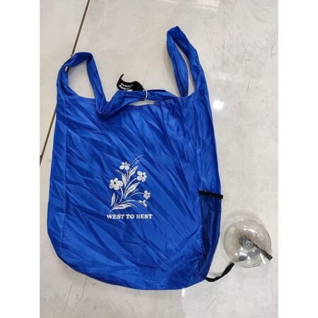 Kin Roll Up In Small Case  Foldable Grocery Shopping Nylon Multipurpose Bag.