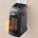 Kin Mini Electric Portable Handy Heater for Room with Warm Air Blower & Temperature Control Digital Display.(Black)