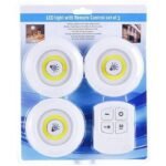 ANY SALES 3PCS Under Cabinet Light Wireless Smart LED Night 3