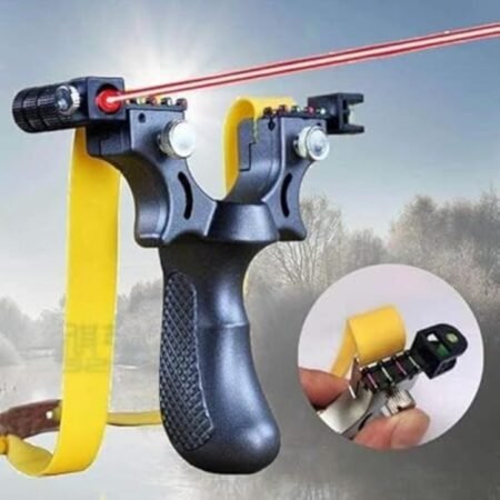Kin Power Slingshot with Aim Level & Laser guided.
