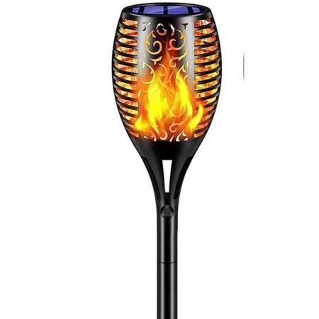 Kin Waterproof Solar Dancing Fire Mashaal  Lights for Outdoor.