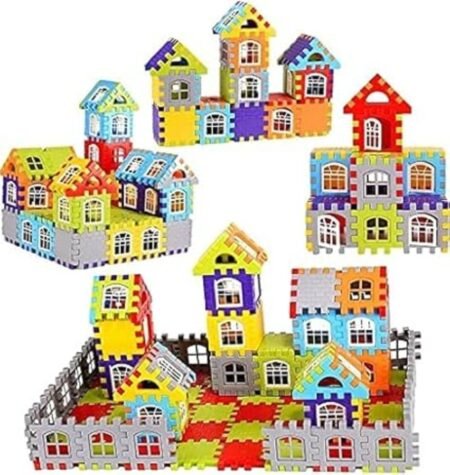KIN House Building Blocks Learning Educational Small Puzzle Box Toy for Kids.