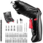 Kin Rechargeable Cordless Power Drill Screwdriver Kit Drill Tools Kit for Home and Professional.