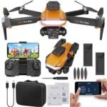 Kin P18 Pro Obstacle Avoidance Brushless Drone with Four 1080p HD Camera support 4K with Gesture Remote Control & 2x1800mAh Rechargeable Battery.